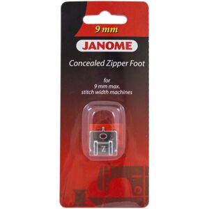 Janome Concealed Zipper Foot For 9mm Machines Janome Concealed Zipper Foot For 9mm Machines