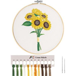 Unbranded (As show, One size) 3D Point de Croix Broderie Starter kit,Style europen Kit de Unbranded (As show, One size) 3D Point de Croix Broderie Starter kit,Style europen Kit de