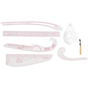 Unbranded 6PCS Tailor Rulers PVC Plastic Curve Pattern Unbranded 6PCS Tailor Rulers PVC Plastic Curve Pattern
