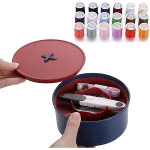 Kikidex (As show, One size) Sewing Kit Portable Household Button Sewing Box Set Multifun Kikidex (As show, One size) Sewing Kit Portable Household Button Sewing Box Set Multifun