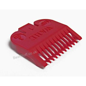 Wahl Clipper Attachment Comb No1 3mm 1/8" Red - Fits Full Sized WAHL Clippers Wahl Clipper Attachment Comb No1 3mm 1/8" Red - Fits Full Sized WAHL Clippers