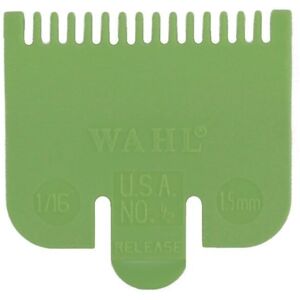 Wahl Clipper Attachment Comb Lime Green - 0.5 Wahl Clipper Attachment Comb Lime Green - 0.5