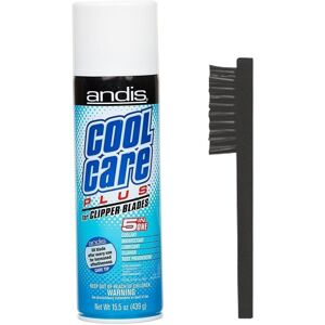 ANDIS Cool Care Plus Spray for Clipper Blades 15.5 Oz. With Clipper Cleaning Br ANDIS Cool Care Plus Spray for Clipper Blades 15.5 Oz. With Clipper Cleaning Br