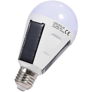 Unbranded 7W Cool White Solar Emergency LED Bulb, Built-in Solar Lamp, Rechargeable, Energ Unbranded 7W Cool White Solar Emergency LED Bulb, Built-in Solar Lamp, Rechargeable, Energ