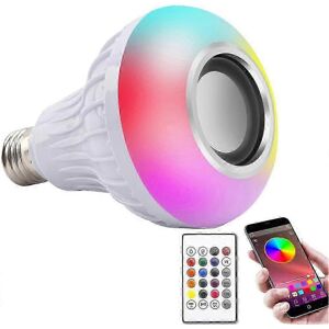 Unbranded E27 12W RGB Bluetooth LED Bulb with Remote Control Unbranded E27 12W RGB Bluetooth LED Bulb with Remote Control