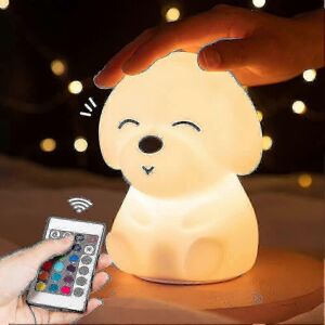 Unbranded Kids Night Light (Dog with Remote Control), Silicone Night Light, USB Rechargeab Unbranded Kids Night Light (Dog with Remote Control), Silicone Night Light, USB Rechargeab