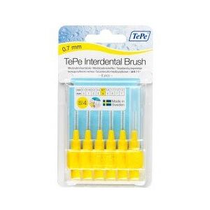 0.7mm Yellow Tepe Interdental Brushes - Brush 6 07mm Size Pack 4 Iso - tepe int 0.7mm Yellow Tepe Interdental Brushes - Brush 6 07mm Size Pack 4 Iso - tepe int