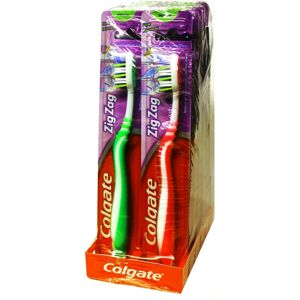 COLGATE ZIG ZAG TOOTHBRUSHES 12 PCS DEEP INTER DENTAL CLEANING MEDIUM BRISTLES COLGATE ZIG ZAG TOOTHBRUSHES 12 PCS DEEP INTER DENTAL CLEANING MEDIUM BRISTLES