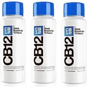 CB12 250ML 3 Pack Mint / Menthol Mouthwash CB12 250ML 3 Pack Mint / Menthol Mouthwash