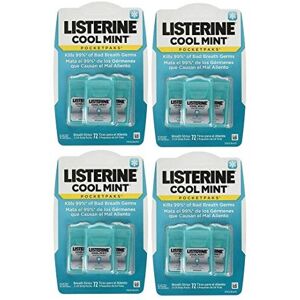 Listerine Cool Mint Pocketpaks Breath Strips 12-24-Strip Pack total 288 strips Listerine Cool Mint Pocketpaks Breath Strips 12-24-Strip Pack total 288 strips