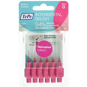 TePe Interdental Brush Pink 0.4mm - Precise Between-Teeth Cleaning TePe Interdental Brush Pink 0.4mm - Precise Between-Teeth Cleaning