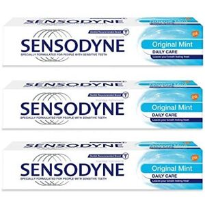 Sensodyne Daily Care Original Fluoride Toothpaste, 75ml (Pack of 3) Sensodyne Daily Care Original Fluoride Toothpaste, 75ml (Pack of 3)