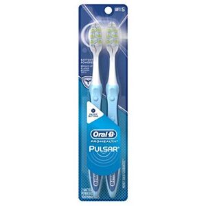 Oral-B Pulsar Soft Bristle Toothbrush Twin Pack (Colors May Vary) Oral-B Pulsar Soft Bristle Toothbrush Twin Pack (Colors May Vary)