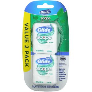 Oral-B, Glide, Scope Floss, 2 Count, 43.7 yd (40 m) Each Oral-B, Glide, Scope Floss, 2 Count, 43.7 yd (40 m) Each
