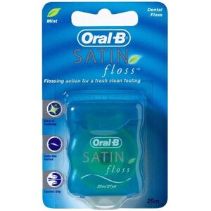 Oral-B Oral B Satin Tape Dental Floss Mint Flavour 25m - Pack of 3 Oral-B Oral B Satin Tape Dental Floss Mint Flavour 25m - Pack of 3