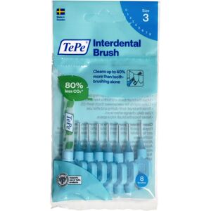 Tepe Interdental Brush, Blue 0.6mm (8 Pieces/Packet) X 3 Pack Tepe Interdental Brush, Blue 0.6mm (8 Pieces/Packet) X 3 Pack