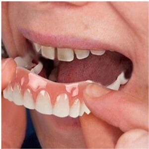 Unbranded Extra Thin Fake Bright White Tooth Veneers Silicone Soft Safe Adhesive Denture H Unbranded Extra Thin Fake Bright White Tooth Veneers Silicone Soft Safe Adhesive Denture H