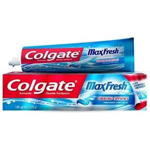 Colgate Max Fresh COOL MINT with Cooling Crystals Toothpaste, 100ml Colgate Max Fresh COOL MINT with Cooling Crystals Toothpaste, 100ml