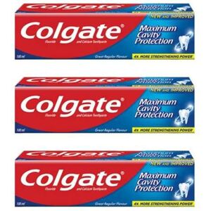 COLGATE Toothpaste Cavity Protection Fresh mint, 100ml (Pack of 3) COLGATE Toothpaste Cavity Protection Fresh mint, 100ml (Pack of 3)