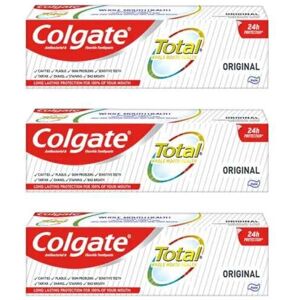 Colgate Total Original Care Toothpaste, 75ml (Pack of 3) Colgate Total Original Care Toothpaste, 75ml (Pack of 3)
