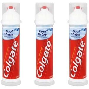 Colgate Triple Cool Stripe Toothpaste Pump (100ml) (Pack of 3) Colgate Triple Cool Stripe Toothpaste Pump (100ml) (Pack of 3)