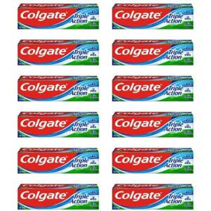Colgate Triple Action Toothpaste 100 ml (Pack of 12) Colgate Triple Action Toothpaste 100 ml (Pack of 12)