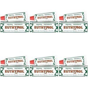 EUTHYMOL 75ml Original Toothpaste (Pack of 6) EUTHYMOL 75ml Original Toothpaste (Pack of 6)