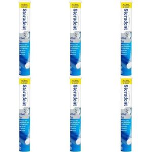 Steradent Active Plus, 30 Tablets (Pack of 6) Steradent Active Plus, 30 Tablets (Pack of 6)