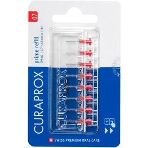 Curaprox CPS 07 Prime Refill Pack Interdental Brushes, 0.7mm to 2.5mm, Red (8 Pa Curaprox CPS 07 Prime Refill Pack Interdental Brushes, 0.7mm to 2.5mm, Red (8 Pa