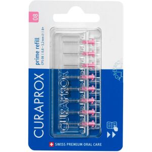 Curaprox CPS08 Pink Prime Interdental Brushes 0.8mm - Pack Of 8 X 1 Curaprox CPS08 Pink Prime Interdental Brushes 0.8mm - Pack Of 8 X 1