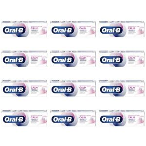 Oral-B Sensitivity & Gum Calm Gentle Whitening Toothpaste 75ML - Pack of 12 Oral-B Sensitivity & Gum Calm Gentle Whitening Toothpaste 75ML - Pack of 12