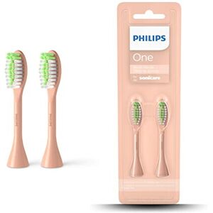 Philips One Electric Toothbrush Brush Head - Pack of 2 (Model BH1022/05), Pink Philips One Electric Toothbrush Brush Head - Pack of 2 (Model BH1022/05), Pink