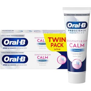 Oral-B Pro-Science Advanced Sensitivity & Gum Calm Original Toothpaste 2x75ml Oral-B Pro-Science Advanced Sensitivity & Gum Calm Original Toothpaste 2x75ml