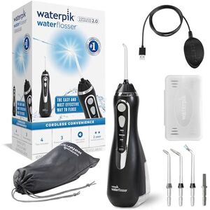 Waterpik Cordless Advanced Water Flosser WP-582UK, 3 Pressure Settings, USB Charger, Blac Waterpik Cordless Advanced Water Flosser WP-582UK, 3 Pressure Settings, USB Charger, Blac