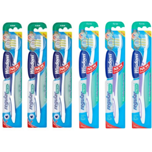 6 x Wisdom Toothbrush Regular Fresh (Firm) 6 x Wisdom Toothbrush Regular Fresh (Firm)