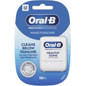 Oral-B Pro Expert Advanced Unflavoured Waxed Floss Tape 50m Oral-B Pro Expert Advanced Unflavoured Waxed Floss Tape 50m