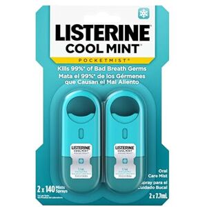 Listerine Pocketmist Cool Mint, 2 Count Listerine Pocketmist Cool Mint, 2 Count