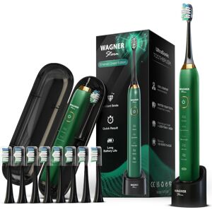 Unbranded (Emerald Green) The Ultrasonic Whitening Electric Toothbrush features five brush Unbranded (Emerald Green) The Ultrasonic Whitening Electric Toothbrush features five brush