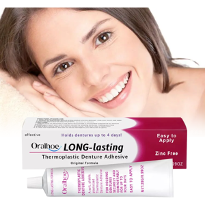 Unbranded Oralhoe Long-Lasting Thermoplastic Denture Adhesive - Enhanced Comfort, Easy App Unbranded Oralhoe Long-Lasting Thermoplastic Denture Adhesive - Enhanced Comfort, Easy App