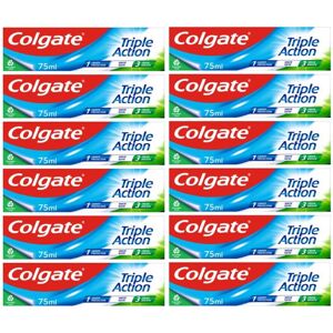 Colgate Triple Action Toothpaste, 12 x 75ml Colgate Triple Action Toothpaste, 12 x 75ml