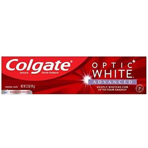 Colgate Optic White Toothpaste Travel Size, Sparkling Mint, 0.75 Ounce, Pack of Colgate Optic White Toothpaste Travel Size, Sparkling Mint, 0.75 Ounce, Pack of