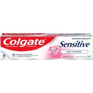 Colgate Sensitive Maximum Strength Sensitive Toothpaste Plus Whitening and Fres Colgate Sensitive Maximum Strength Sensitive Toothpaste Plus Whitening and Fres