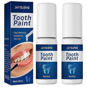 Unbranded (2pcs) Whitening Tooth Paint,Whitening Paint for Teeth Stain Removal,Instant Whi Unbranded (2pcs) Whitening Tooth Paint,Whitening Paint for Teeth Stain Removal,Instant Whi