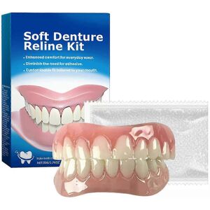 Unbranded (3 PCS) Perfect Fit Denture Silicone Reline Kit Soft Denture Reline for Men and Unbranded (3 PCS) Perfect Fit Denture Silicone Reline Kit Soft Denture Reline for Men and