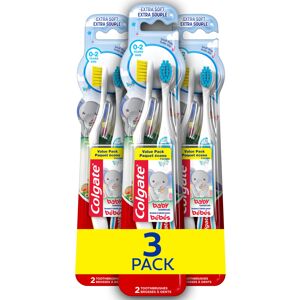 Colgate My First Baby and Toddler Toothbrush Extra Soft Toothbrush 6 Count Colgate My First Baby and Toddler Toothbrush Extra Soft Toothbrush 6 Count