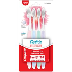 Colgate Sensitive Toothbrush - Pack of 4 - Ultra Soft bristles take Care of Sens Colgate Sensitive Toothbrush - Pack of 4 - Ultra Soft bristles take Care of Sens