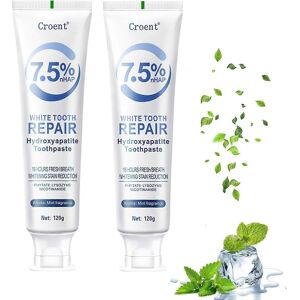 Unbranded (2Pcs) Hydroxyapatite Toothpaste, Enamel Protection and Tooth Strengthening, Flu Unbranded (2Pcs) Hydroxyapatite Toothpaste, Enamel Protection and Tooth Strengthening, Flu