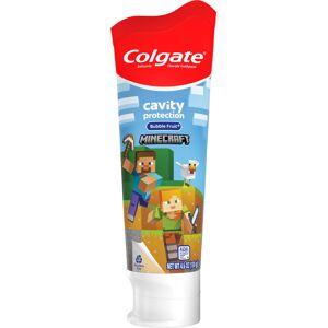Colgate Kids Toothpaste with Anticavity Fluoride Minecraft Mild Fruit Flavor Colgate Kids Toothpaste with Anticavity Fluoride Minecraft Mild Fruit Flavor