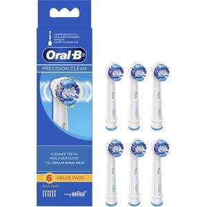 Braun Oral-B Precision Clean Replacement Toothbrush Heads Pack of 6 Braun Oral-B Precision Clean Replacement Toothbrush Heads Pack of 6