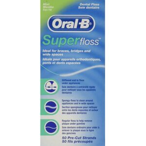 Oral-B Super Floss Mint Pre-Cut Strands (Pack of 12) Oral-B Super Floss Mint Pre-Cut Strands (Pack of 12)